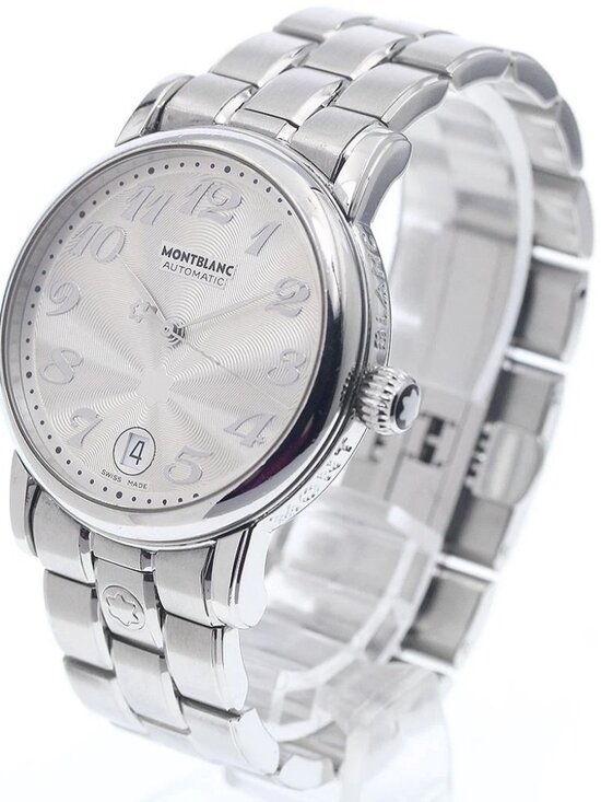 MONTBLANC Meisterstic 7042 Date Silver Dial Automatic Men\'s Watch_942627 main image 8